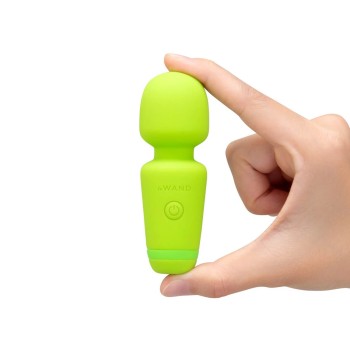 Le Wand Mini-Vibrator - Brat Green Mini Wand Vibe