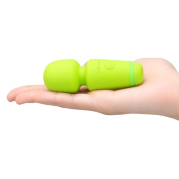 Le Wand Mini-Vibrator - Brat Green Mini Wand Vibe