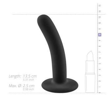 No-Parts Logan - Pegging Silikon Dildo Black | Strap-on
