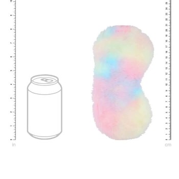 Ouch! Fluffy Blindfold Rainbow | Weiche Augenmaske
