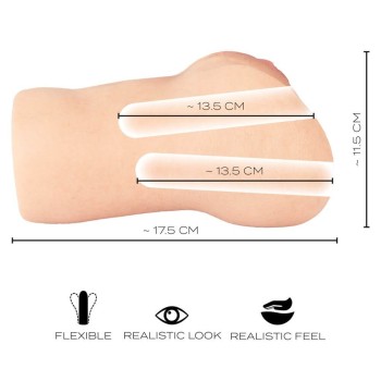 Realistixxx Masturbator Real Stroker mit Vagina-/Anus-Optik