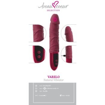 Beau Coeur VARELO Vibrator im Penislook