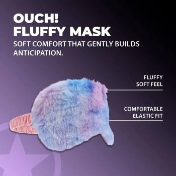 Ouch! Fluffy Blindfold Multicolor | Weiche Augenmaske
