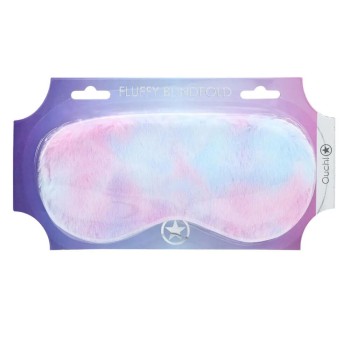 Ouch! Fluffy Blindfold Multicolor | Weiche Augenmaske