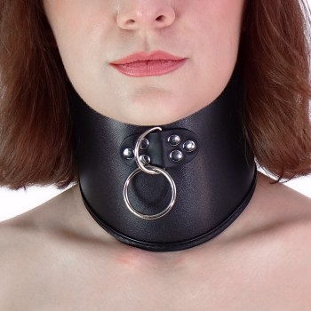 Bondage Halsband extra breit