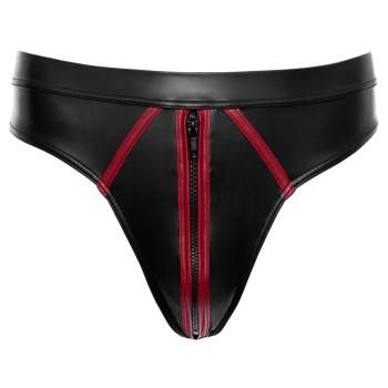 Svenjoyment Wetlook Riostring mit Reißverschluss