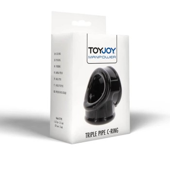 TOYJOY Manpower - Triple Pipe Cock Ring