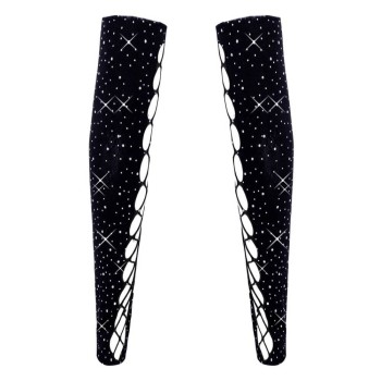 Cottelli ACCESSOIRES Armstulpen mit Glitzersteinchen