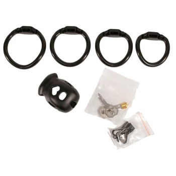 Brutus Knob Chastity Cage Black - Mini Peniskäfig