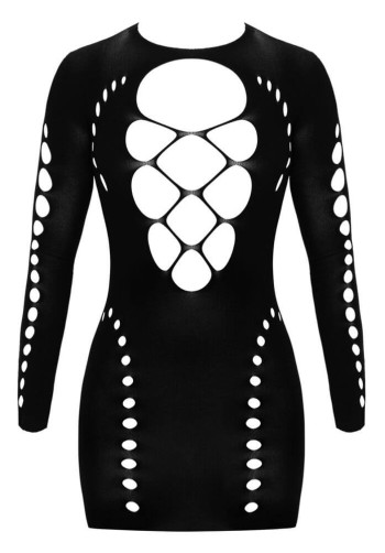 Fantasy by Cottelli Langarm-Minikleid mit Cut-outs