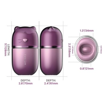 SVAKOM Klitty Auflegevibrator mit Leck- & Saugfunktion