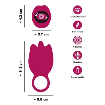 You2Toys Oral Fun Vibrator Licking and Vibrating Tongue