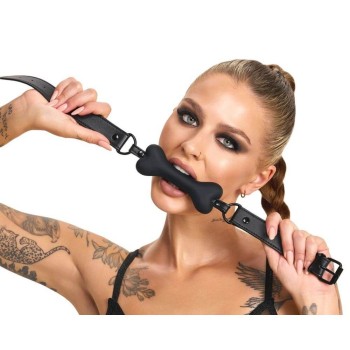 Bad Kitty Silikon-Knebel im Knochen-Design