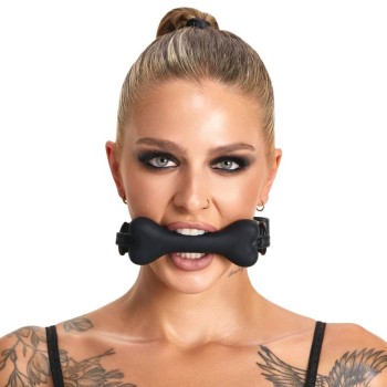 Bad Kitty Silikon-Knebel im Knochen-Design