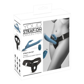 You2Toys 3-teiliges Strap-on Set blau