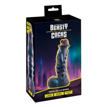 Beasty Cocks Supernatural Creature Dildo Tech-Zilla Bang