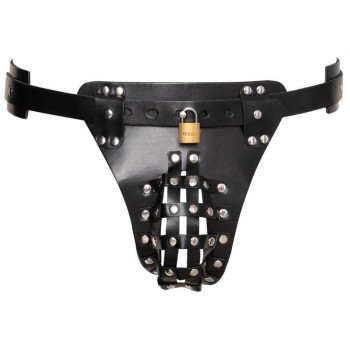 Zado Keuschheits-String aus hochwertigem Leder