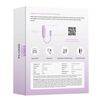 Svakom Plume Brush Tail Bullet Vibrator