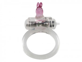 Little Rabbit Pink Penisring mit Vibrator