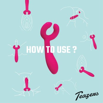 Teazers - Pair Vibrator Pink