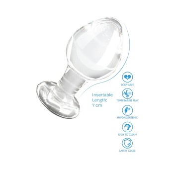 ToyJoy Glass Worxx - Brilliant Anal Star