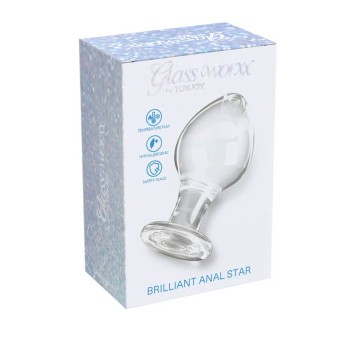 ToyJoy Glass Worxx - Brilliant Anal Star