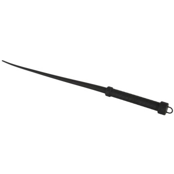 Bad Kitty schwarze Singletail-Peitsche aus Silikon