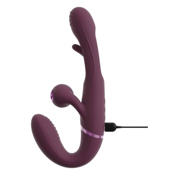 Javida RC Strapless Strap-On With Flicking Tongue