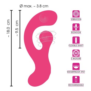 Sweet Smile G-Spot Vibrator with Rotation