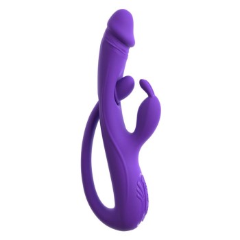 Sweet Smile Rabbit Vibrator with G-Spot/Anal Tickler