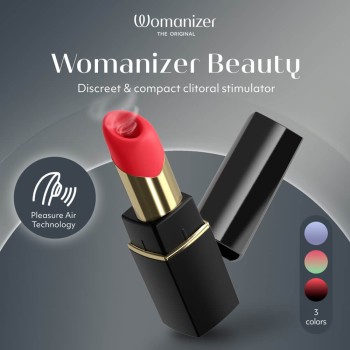 Womanizer Beauty - Pulsator im Lipstick-Design schwarz