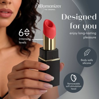 Womanizer Beauty - Pulsator im Lipstick-Design schwarz