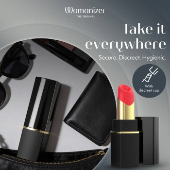 Womanizer Beauty - Pulsator im Lipstick-Design schwarz