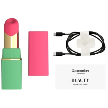 Womanizer Beauty - Pulsator im Lipstick-Design green pink