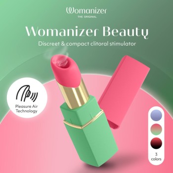 Womanizer Beauty - Pulsator im Lipstick-Design green pink
