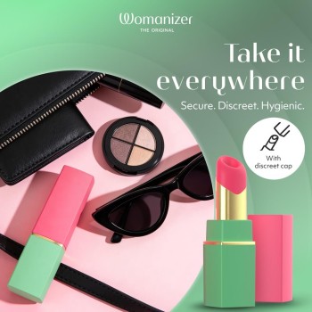 Womanizer Beauty - Pulsator im Lipstick-Design green pink