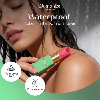 Womanizer Beauty - Pulsator im Lipstick-Design green pink