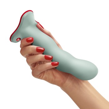 Fun Factory BOUNCER Dildo mit 3 schwingende Kugelgewichte grün
