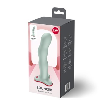 Fun Factory BOUNCER Dildo mit 3 schwingende Kugelgewichte grün