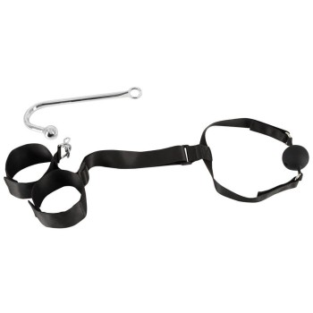 Bad Kitty Bondage Set with Anal Hook & Mouth Gag