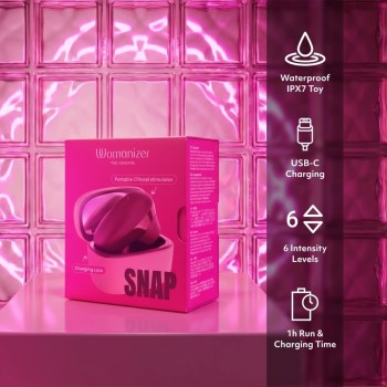 Womanizer Snap - Mini-Klitorisstimulator pink