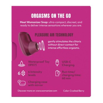 Womanizer Snap - Mini-Klitorisstimulator pink