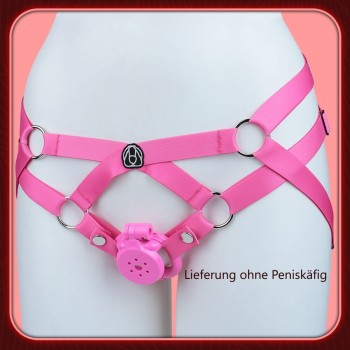 Peniskäfig Harness Flex - Verstellbarer Hüftgurt Schwarz