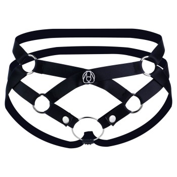 Peniskäfig Harness Flex - Verstellbarer Hüftgurt Schwarz