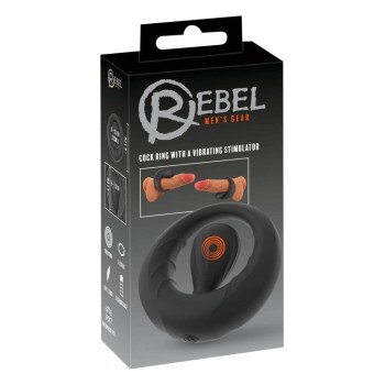 Rebel Cock Ring With A Vibrating Stimulator