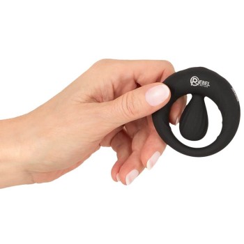 Rebel Cock Ring With A Vibrating Stimulator
