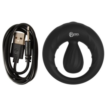 Rebel Cock Ring With A Vibrating Stimulator