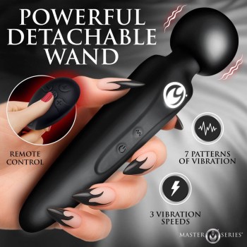 Master Series Thunderstick - Wand-Massager mit Oberschenkelgurt