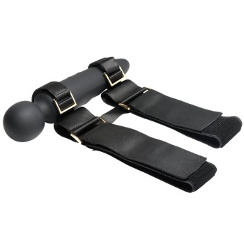 Master Series Thunderstick - Wand-Massager mit Oberschenkelgurt