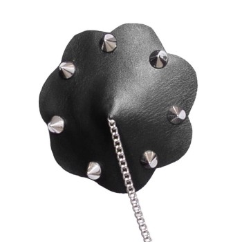 Bad Kitty Nipple Stickers with Chain schwarz